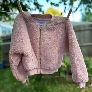 Janie and Jack Jacket Sz 3-4 Like New Brown Girls Do Ballet